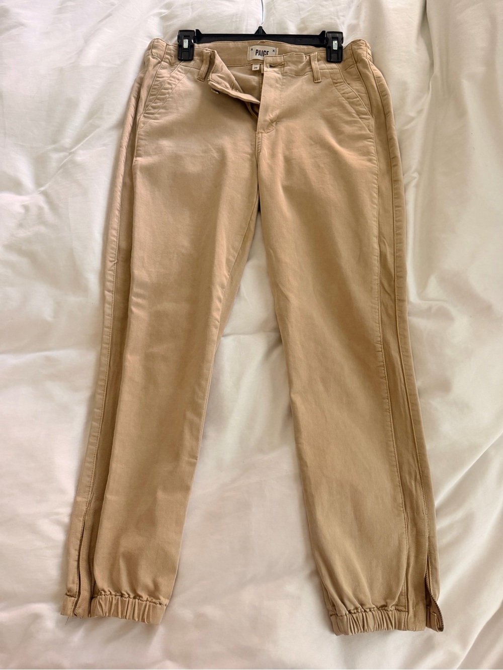 PAIGE Maysile jogger with ankle zippers, 29